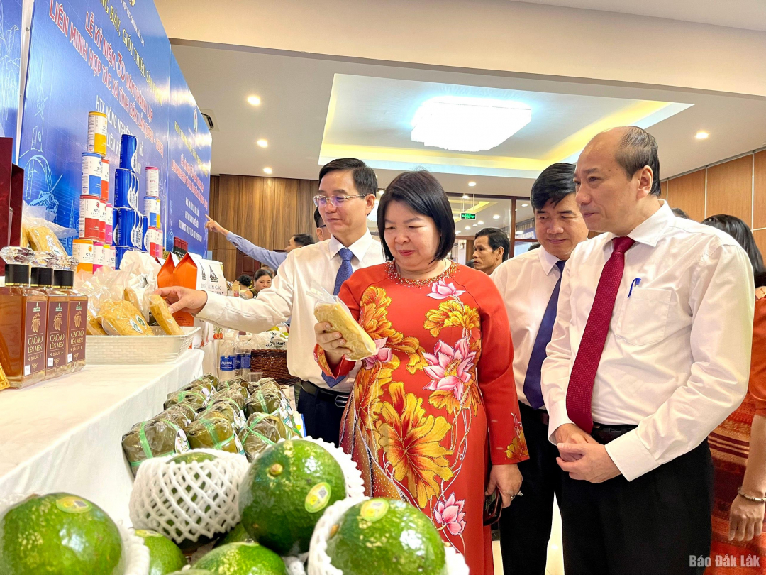 Các hợp tác xã Đắk Lắk tham gia Hội chợ Xúc tiến thương mại khu vực miền Nam năm 2025